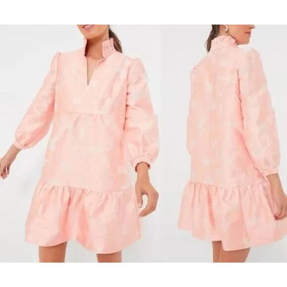 TUCKERNUCK Bellini Fil Coupe Palmerston Mini Dress Pink Size Large - Picture 3 of 13